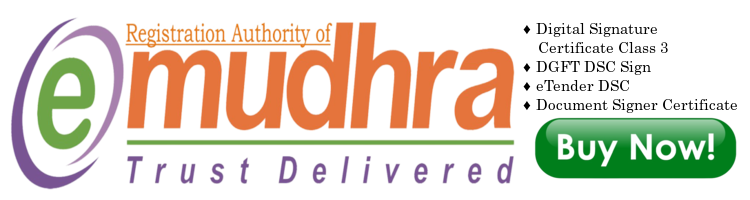 eMudhra Limited Digital Signature Certificate (DSC Class 3)